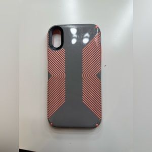 speck pink and grey iphone xr case